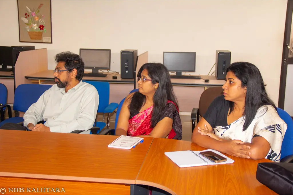 Dr Rajesh Sambhajirao, WHO Country Representative, along with senior officials from the Ministry of Health and WHO, visited the National Institute of Health Sciences (NIHS). The delegation was welcomed by the Director, Dr. Nanthakumaran, and the NIHS consultants, and toured key service and training facilities. The team appreciated NIHS’s roadmap towards becoming a WHO Collaborating Centre and pledged full support for the upcoming centenary celebrations.