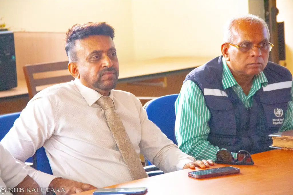 Dr Rajesh Sambhajirao, WHO Country Representative, along with senior officials from the Ministry of Health and WHO, visited the National Institute of Health Sciences (NIHS). The delegation was welcomed by the Director, Dr. Nanthakumaran, and the NIHS consultants, and toured key service and training facilities. The team appreciated NIHS’s roadmap towards becoming a WHO Collaborating Centre and pledged full support for the upcoming centenary celebrations.