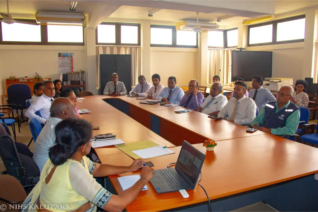 Dr Rajesh Sambhajirao, WHO Country Representative, along with senior officials from the Ministry of Health and WHO, visited the National Institute of Health Sciences (NIHS). The delegation was welcomed by the Director, Dr. Nanthakumaran, and the NIHS consultants, and toured key service and training facilities. The team appreciated NIHS’s roadmap towards becoming a WHO Collaborating Centre and pledged full support for the upcoming centenary celebrations.