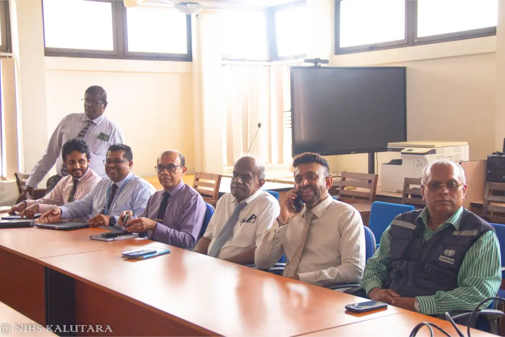 Dr Rajesh Sambhajirao, WHO Country Representative, along with senior officials from the Ministry of Health and WHO, visited the National Institute of Health Sciences (NIHS). The delegation was welcomed by the Director, Dr. Nanthakumaran, and the NIHS consultants, and toured key service and training facilities. The team appreciated NIHS’s roadmap towards becoming a WHO Collaborating Centre and pledged full support for the upcoming centenary celebrations.