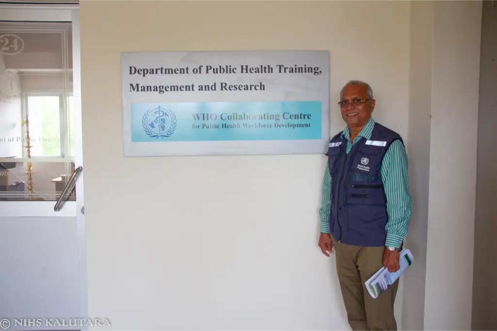 Dr Rajesh Sambhajirao, WHO Country Representative, along with senior officials from the Ministry of Health and WHO, visited the National Institute of Health Sciences (NIHS). The delegation was welcomed by the Director, Dr. Nanthakumaran, and the NIHS consultants, and toured key service and training facilities. The team appreciated NIHS’s roadmap towards becoming a WHO Collaborating Centre and pledged full support for the upcoming centenary celebrations.